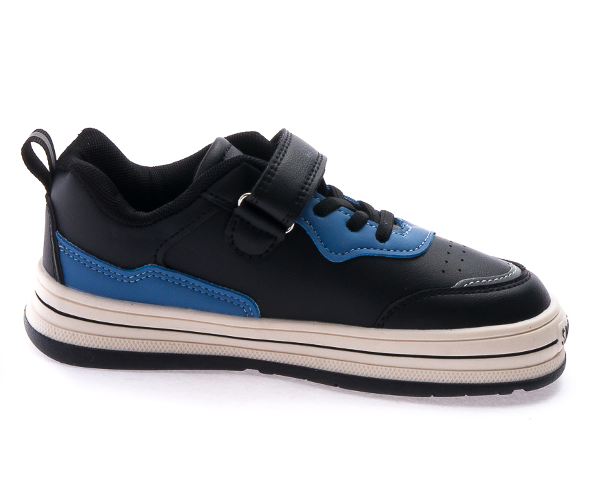 Картинка кроссовки/кеды B&G 8043-4A черн/синий от магазина ON-FOOT