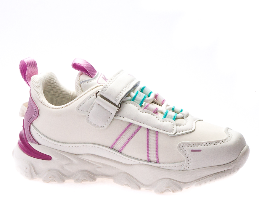 Картинка кроссовки/кеды B&G 8052-4L бел/розовый от магазина ON-FOOT