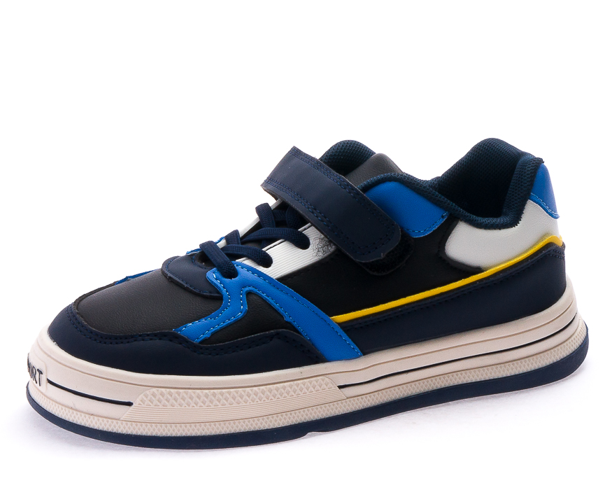 Картинка кроссовки/кеды B&G 8043-1B синий от магазина ON-FOOT